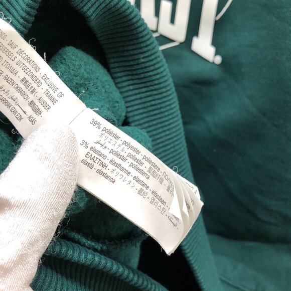 Zara x Everlast Kids Youth Size 11-12 Fleece Track Jacket Green Zip Sweatshirt - Picture 8 of 8